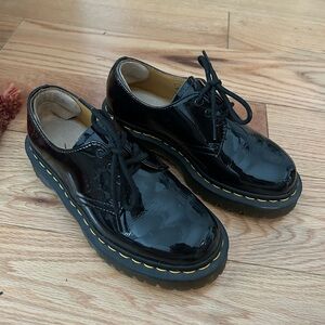 Black Patent Leather bex doc martens